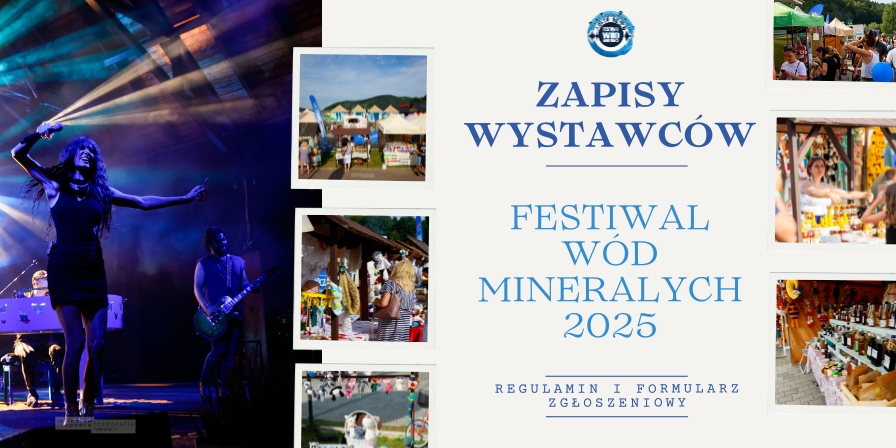 Zapraszamy wystawców do zapisów na Festiwal Wód Mineralnych!