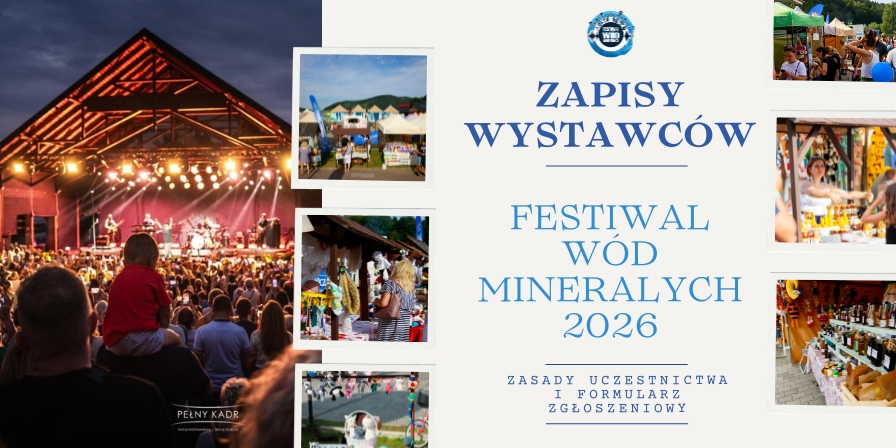 Ruszyły zapisy wystawców Na Festiwal Wód Mineralnych 2026!