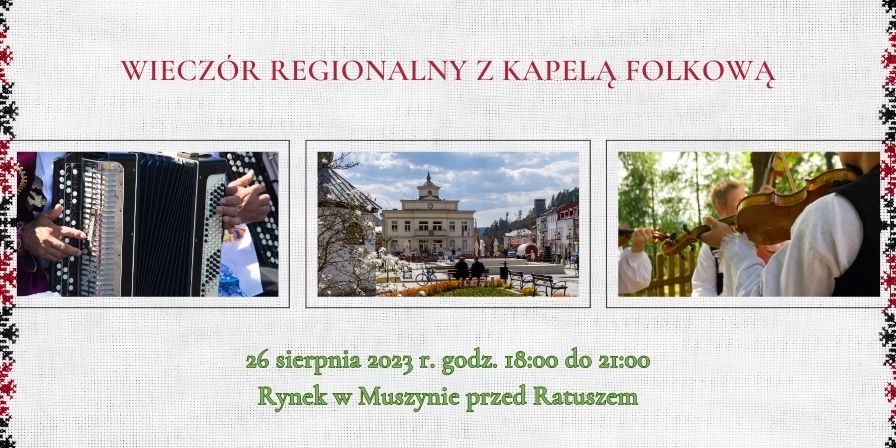 Wieczór Regionalny z Kapelą Folkową